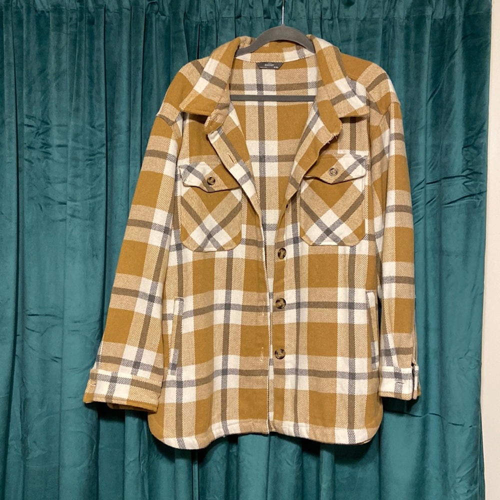 Plaid shacket